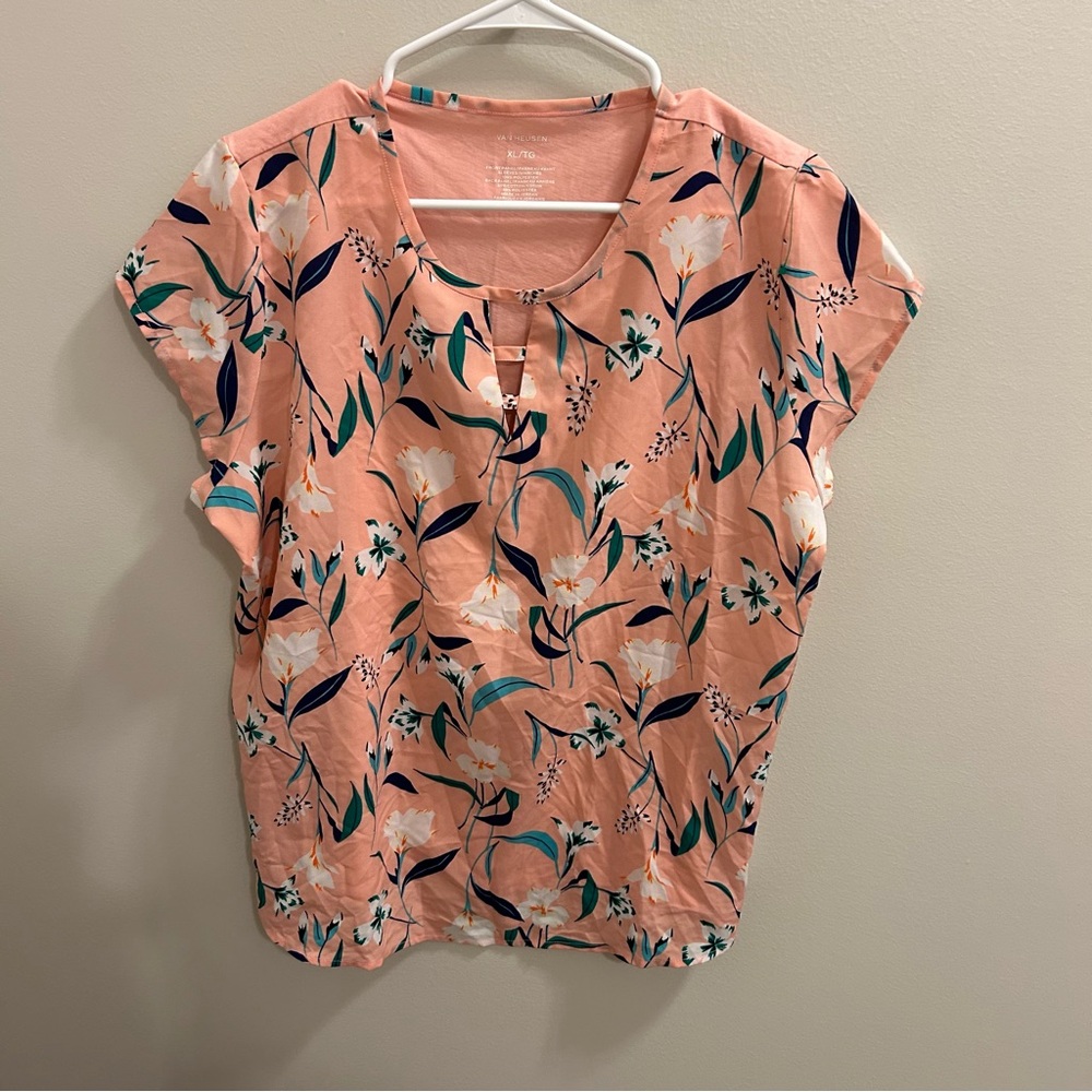 Van Heusen Floral Pink Women's Top